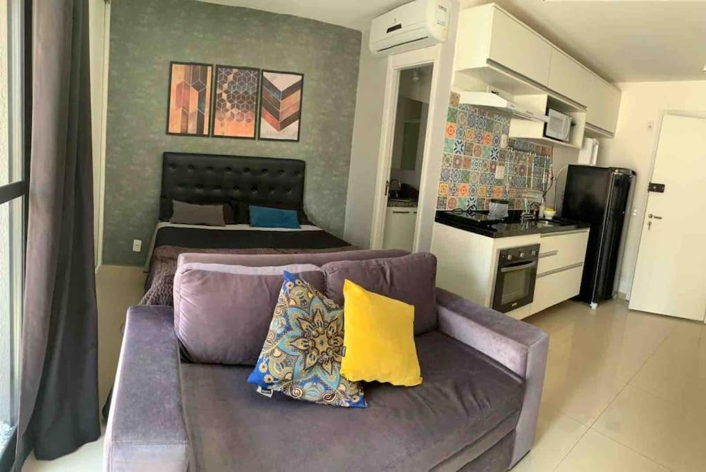 Studio Lindo Ao Lado Do Metro Santa Cecilia Apartment Sao Paulo Bagian luar foto