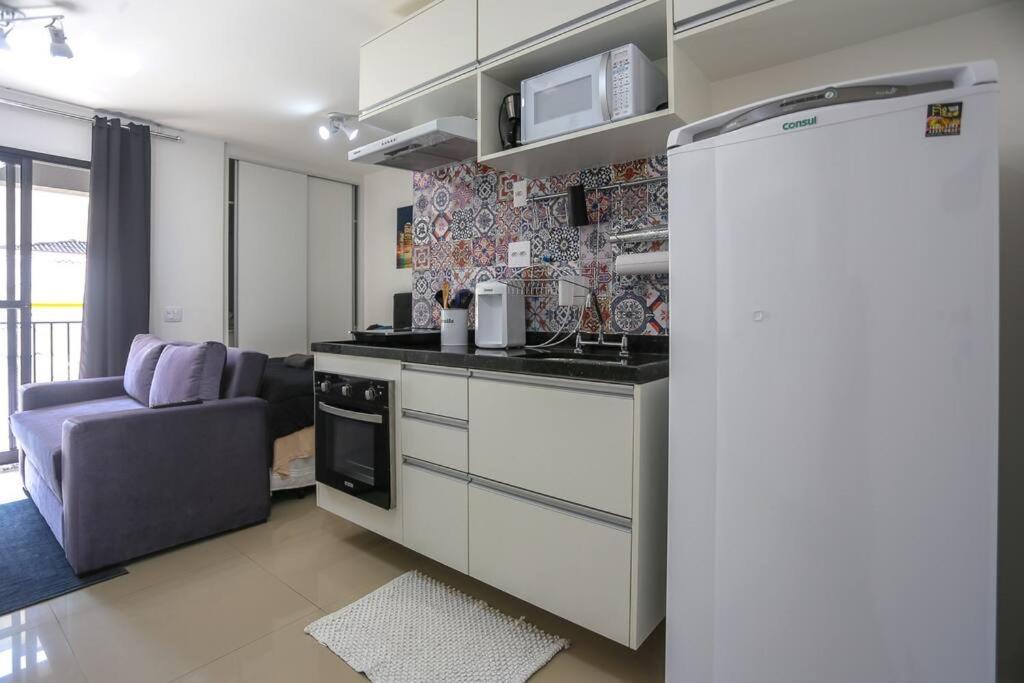 Studio Lindo Ao Lado Do Metro Santa Cecilia Apartment Sao Paulo Bagian luar foto
