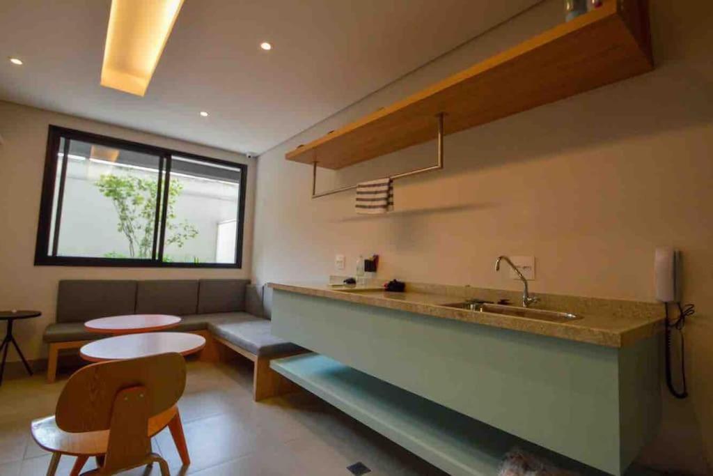 Studio Lindo Ao Lado Do Metro Santa Cecilia Apartment Sao Paulo Bagian luar foto